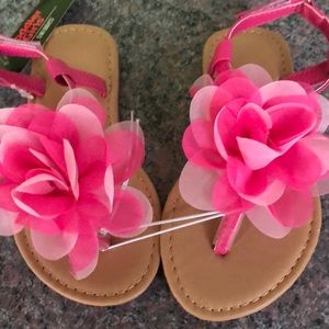 Swiggles Toddler Girls Flower Sandals